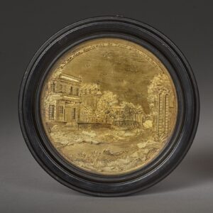 Compigné painting representing a view of Rome's surroundings (Copie)