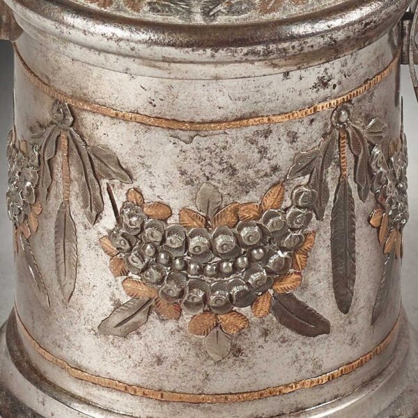 Polished steel moneybox from Tula - Image 2