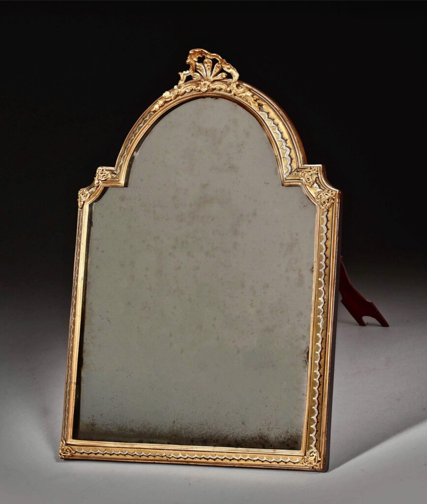 Boulle marquetry toilet mirror