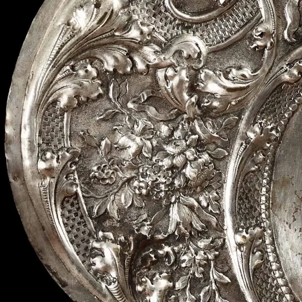 Pair of wall lights in embossed metal - Image 5