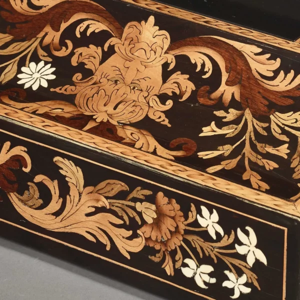 Inkstand with flower marquetry - Image 5