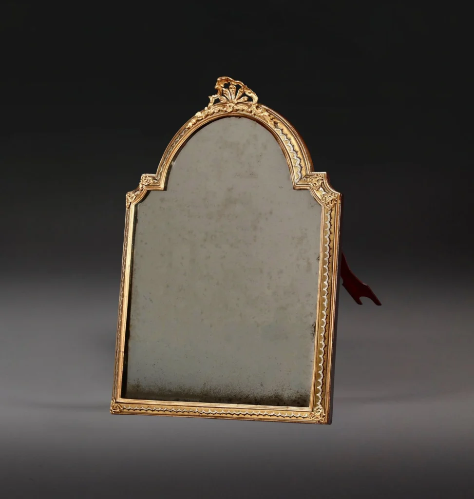 Miroir de toilette en marqueterie boulle
