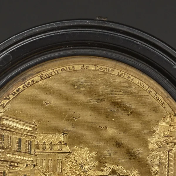 Compigné painting representing a view of Rome's surroundings - Image 5
