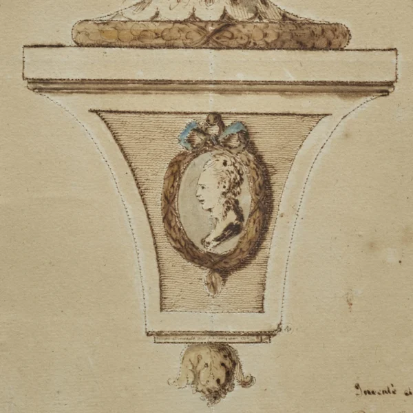 Drawing of a neoclassical vase - Image 4