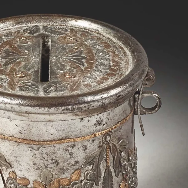 Polished steel moneybox from Tula - Image 3