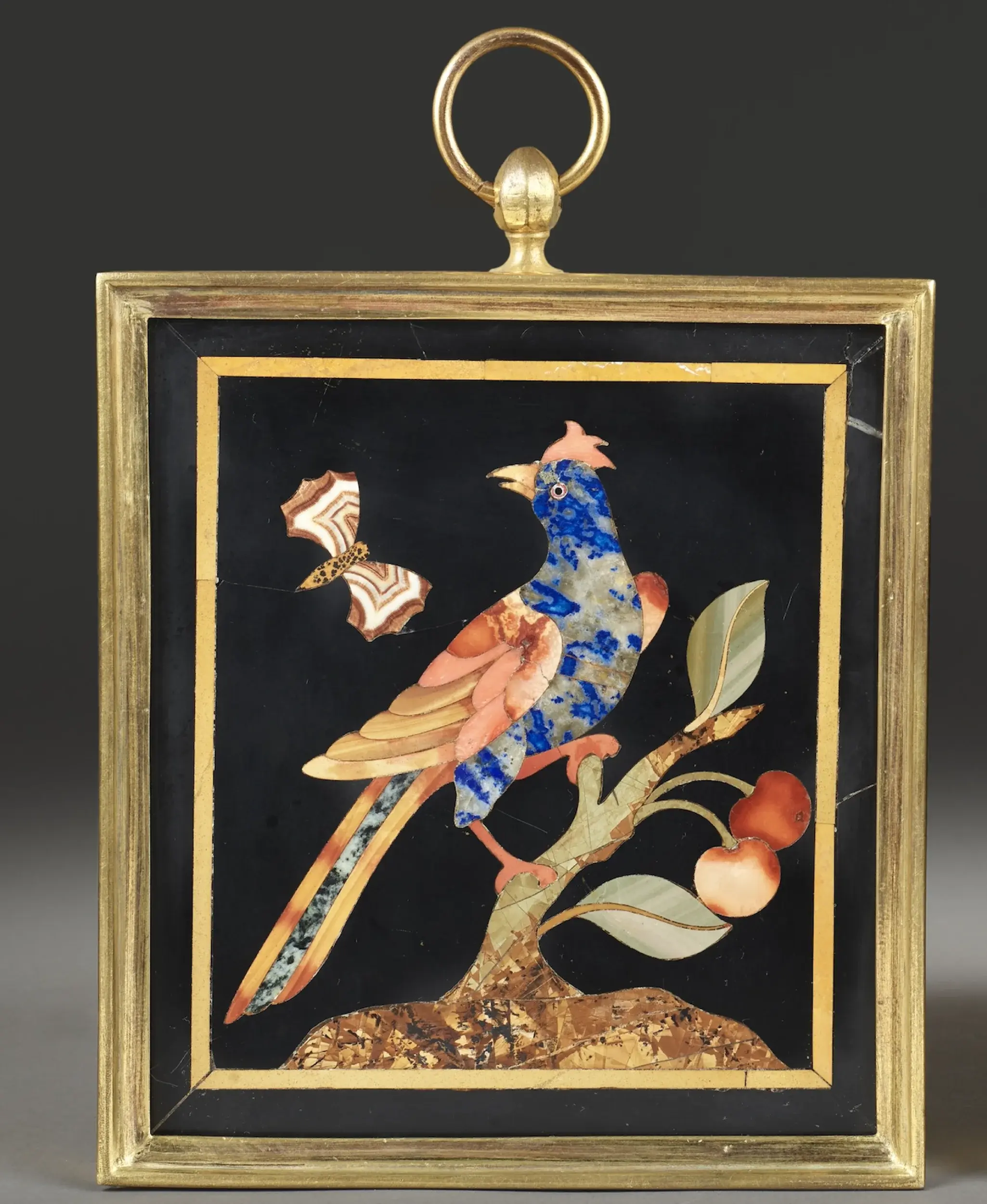 Pair of Pietra Dura plaques - Image 2