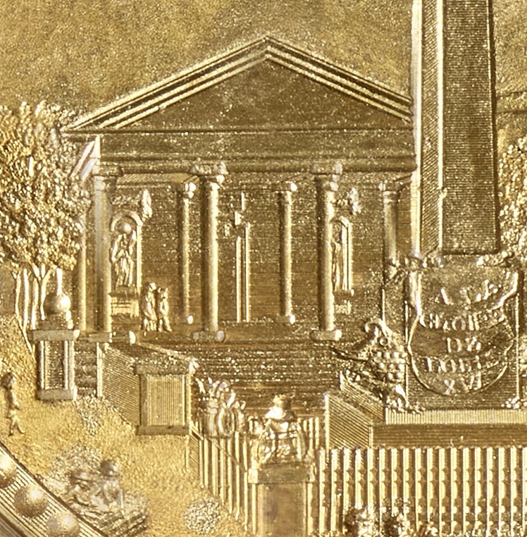 Painting in Compigné depicting the obelisk at Port-Vendres square - Image 4